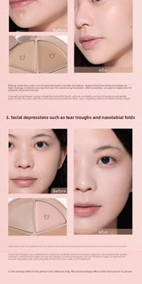 FLOWER KNOWS THE SWEETIE BEAR 4-Color Concealer Brighten Palette Covering Dark Circles Full Coverage Contouring Foundation