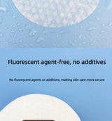 300/600pcs Round Facial Cleansing Pads High-Quality Makeup Remover Wipes Hypoallergenic Lint-Free Round Pads Light Beige