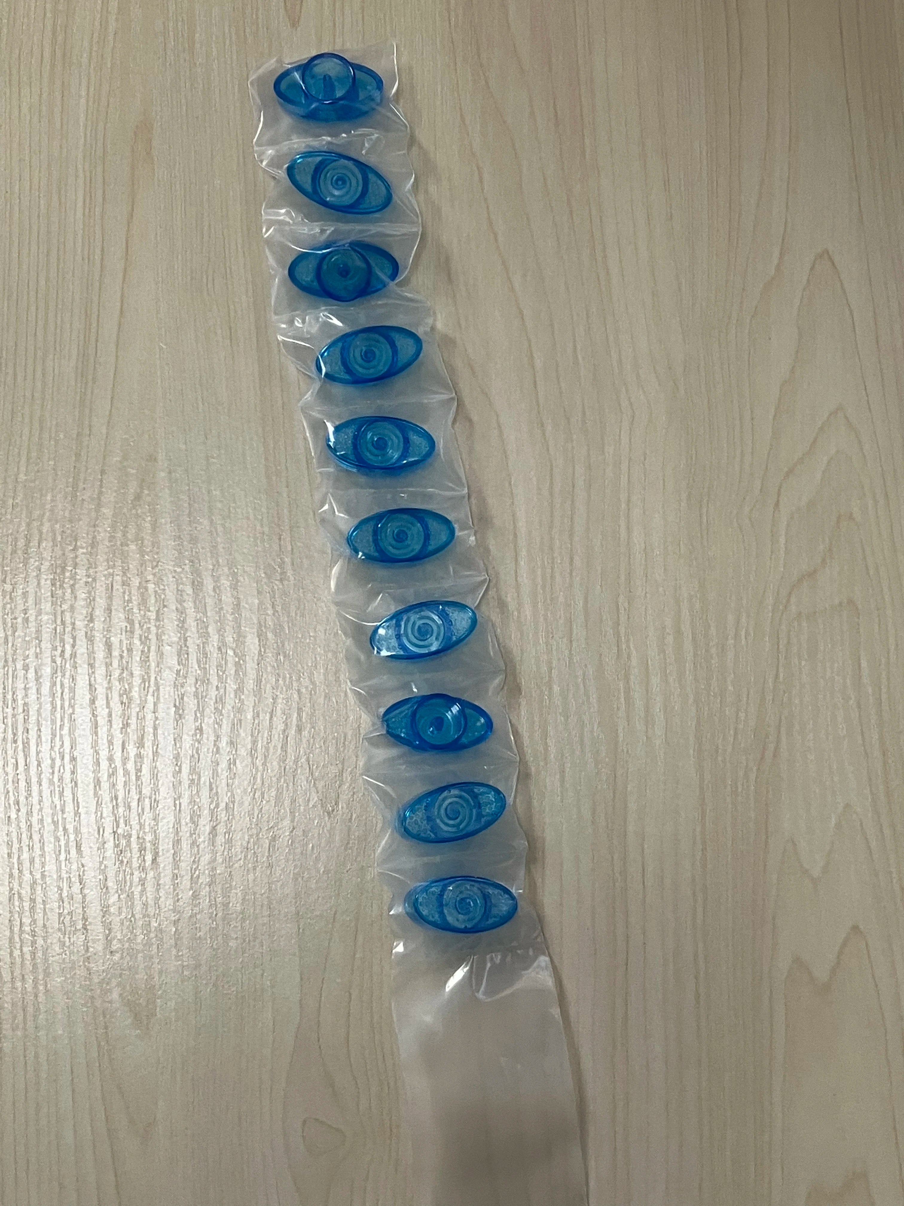 15-pack Hydra Tips Hydro Face Peel Tips Large Blue Clear Small Teal P/N 74111-15