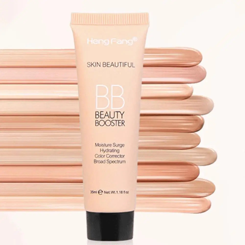 Natural Hydrating BB Cream Full-Coverage Foundation & Concealer, Color Correcting Tinted Moisturizer Cream Even Skin Tone Makeup
