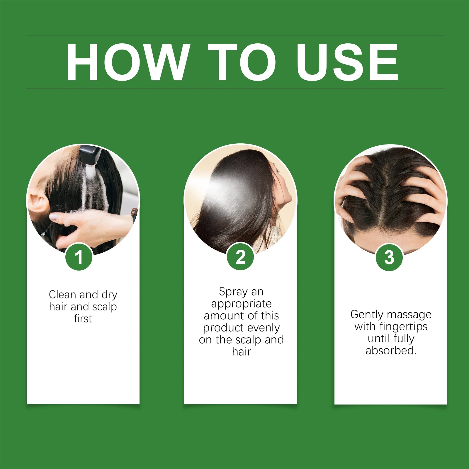Rosemary Hair Growth Spray with Rice Water Hair Care Oil for Scalp Hydrate Thickness Anti-Flake Soft Smooth Strengthen Hair Mist