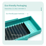 DIYDAY Ellipse Flat Eyelash Extensions 0.15 0.20 Super Softer Individual Flat Lashes Natural Look False Eyelashes for Makeup