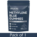 Methylene Blue Gummies Support for Focus & Clarity - UPS Grade Nootropic Supplement for Brain Health, Vegan, Non-GMO, 30 Gummies