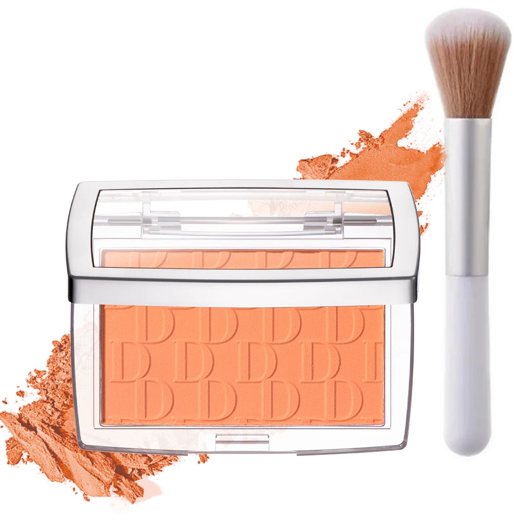 Hot Matte Embossed Blush Palette Rosy Blusher Facial Blush Powder High Pigmented Pink Coral Rouged For Cheeks Smooth Cosmetics