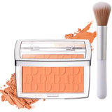 Hot Matte Embossed Blush Palette Rosy Blusher Facial Blush Powder High Pigmented Pink Coral Rouged For Cheeks Smooth Cosmetics