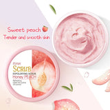 Fenyi Honey Peach Body Scrub Exfoliating Deep Clean Moisturizing Smooth Skin Remove Dead Skin Gentle Care for Face & Body