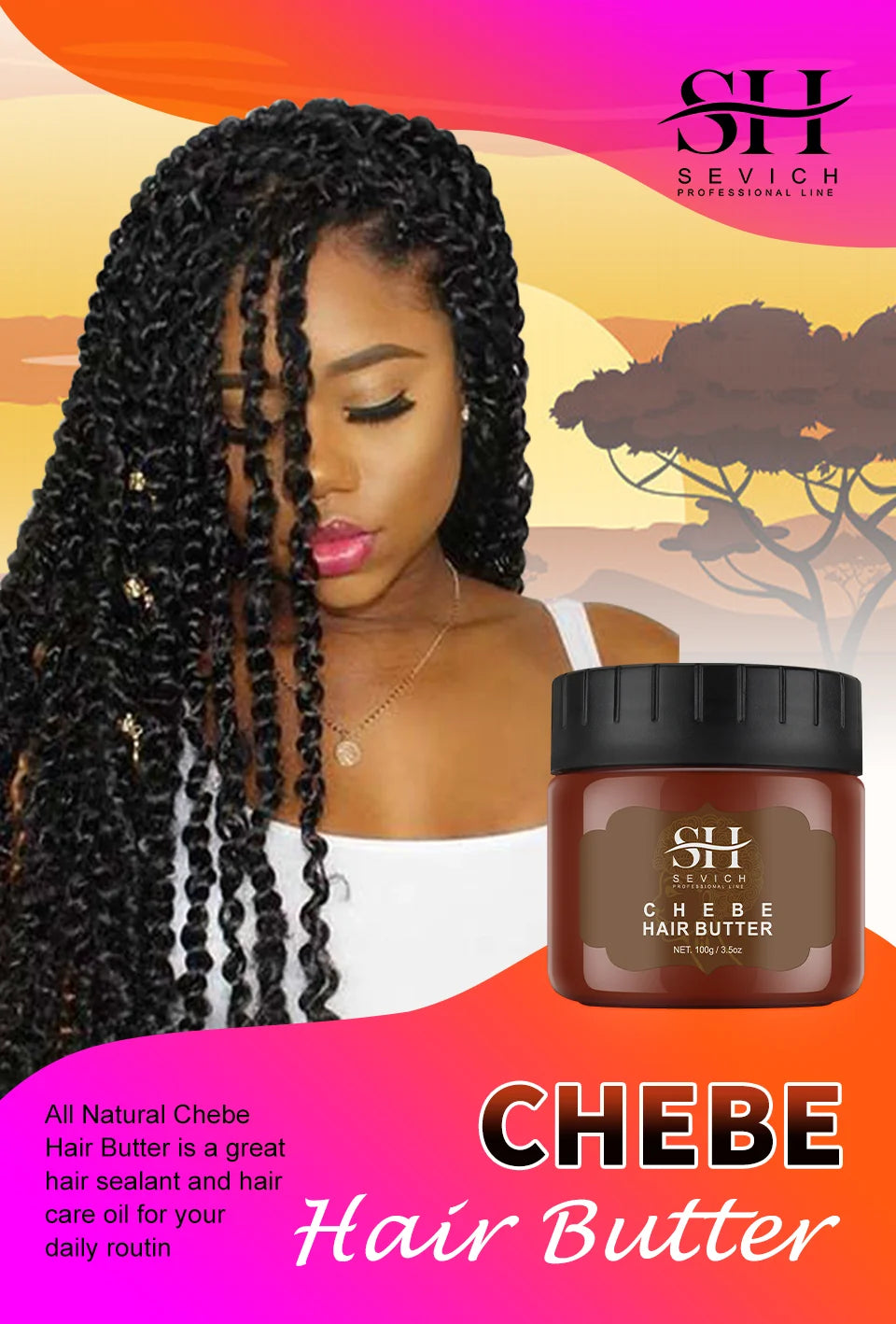 Fast Hair Growth Oil African Crazy Traction Alopecia Chebe Hair Mask Anti Hair Break Hair Strengthener Hair Loss Treatment Spray