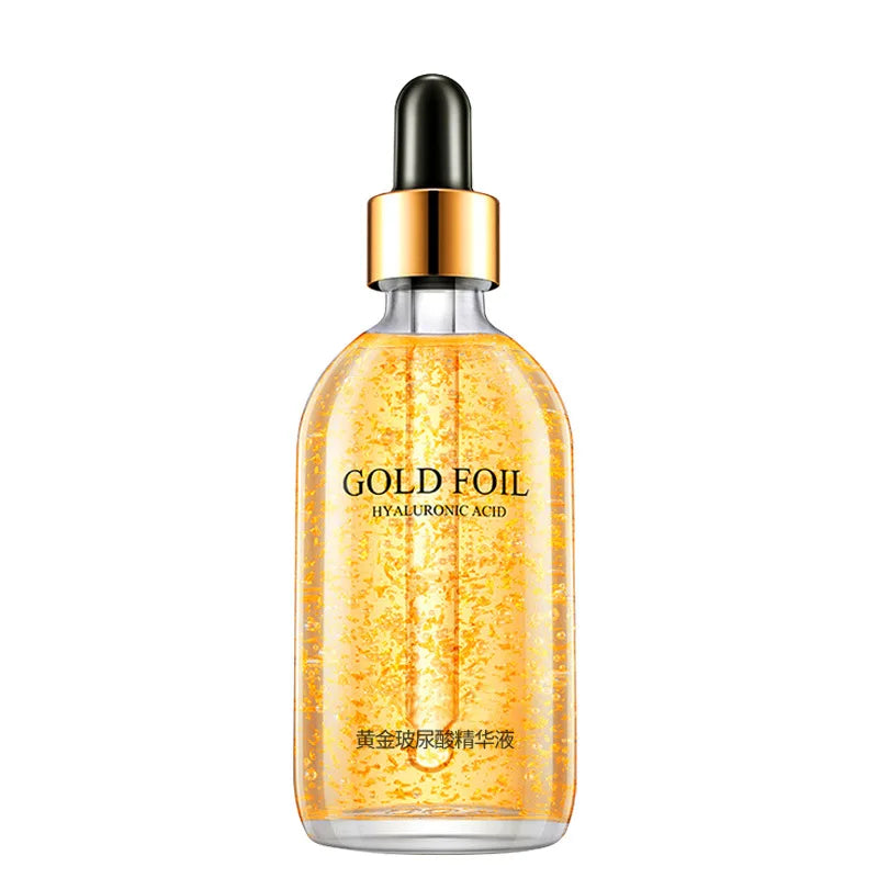 100ml 24k Gold Hyaluronic Acid Nicotinamide Face Serum Anti Aging Facial Lifting Collagen Essence Skin Care Whitening Serum