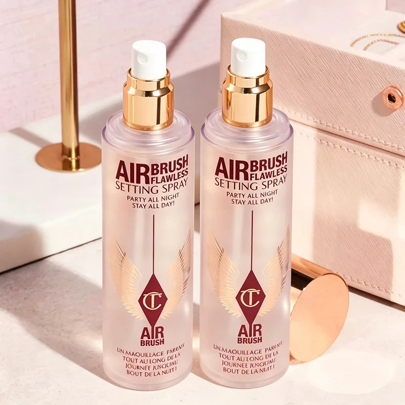 Fashion Makeup Spray Powder Makeup High Gloss Holding Facial Details Brighten Tender Skin Suitable for All Skin Types Cosmetics