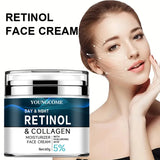 Vitamin C+E Retinol Collagen Cream Moisturizing Firming Hyaluronic Lightening Repairing Smooth Skincare Whitening Creams