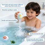 Bath Bombs Gift Set, Ocean Toy Bath Salt Ball Sleeve Box Bath Bombs, Bath Bombs with Surprise Inside, Bubble Bath 60g*12