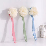 2-in-1 Double-sided Long Handle Shower Brush Exfoliating Soft Bristle Shower Tools Body Clean Shower Brush Gentle Cleaning Tools