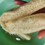 Natural Loofah Multi-Purpose Eco-Friendly Body Shower Sponge Home Cleaning Brush Exfoliating for Skin Tough on Stain Bathroom