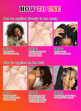Fast Hair Growth Oil African Crazy Traction Alopecia Chebe Hair Mask Anti Hair Break Hair Strengthener Hair Loss Treatment Spray