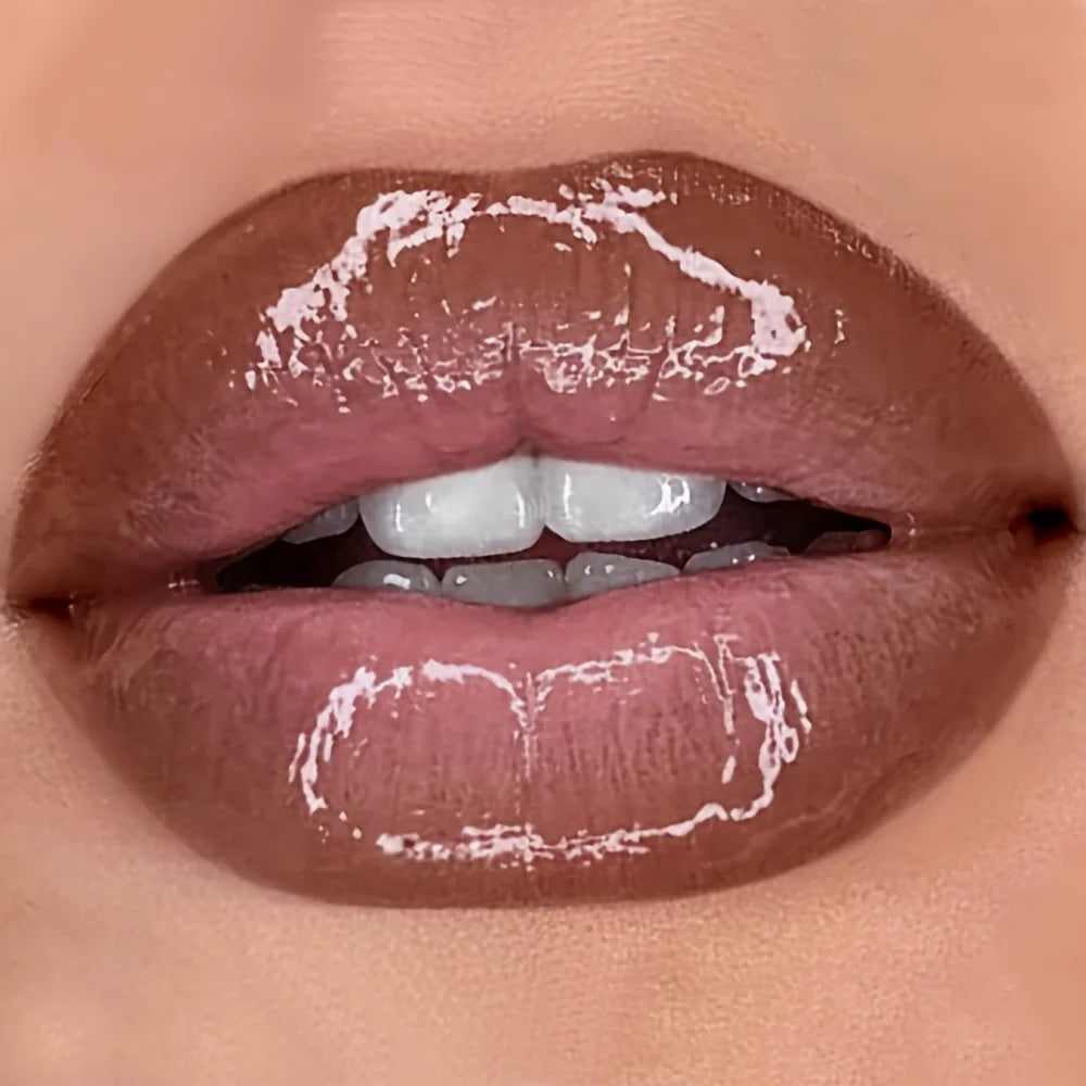 3PCS Ombre Lip Kit: Lip Liner + Lip Gloss + Lip Oil, Gradient Lips Makeup, Nude Shades, Hydrating, Non-Sticky