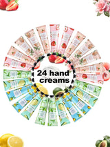 24PCS Hand Cream, Hydrating & Moisturizing, Nourishes and Cares for Hands, Prevents Dryness and Cracking in Autumn and Winter