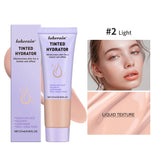 High Coverage CC cream Foundation Tinted Hydrator Matte Finish Light Oil-Free Moisturizing Makeup Hyaluronic Acid Sheer