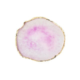 Round Resin Onyx Stone Nail Palette Nail Art Display Stand Gel Polish Tray Mixed Painting Pigment Tray Nail Art Display Stand