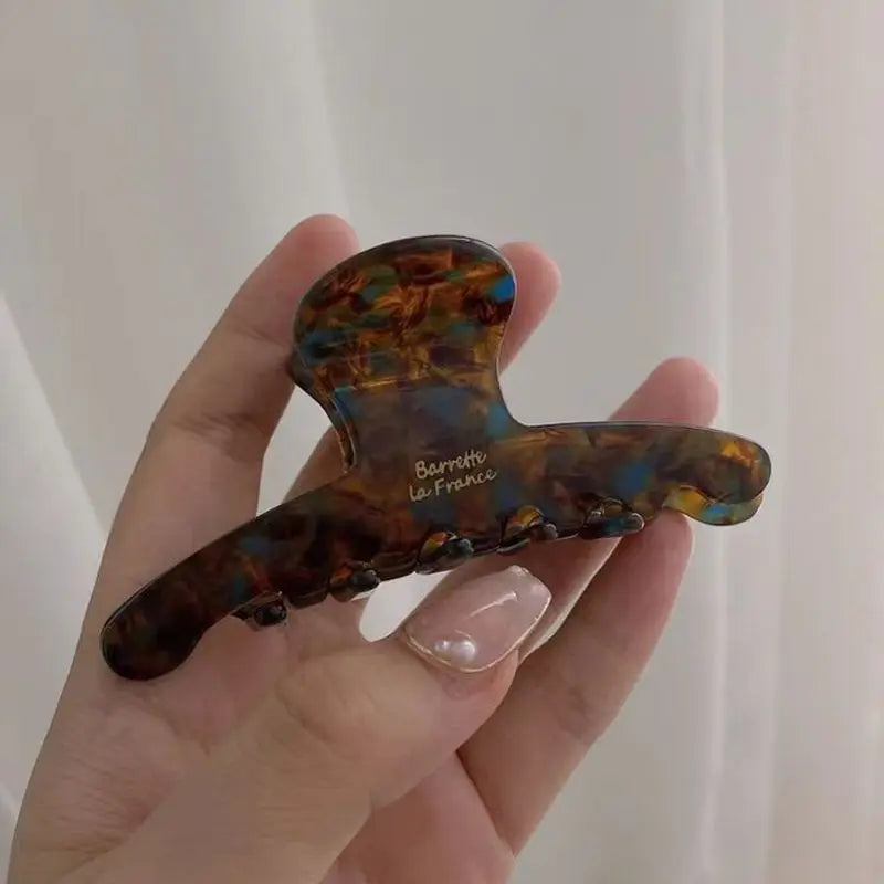 1/2pcs Elegant hair clip, women's back of the head, ins shark clip, 2024 new clip headwear, high-end feeling, vinegar grip clip
