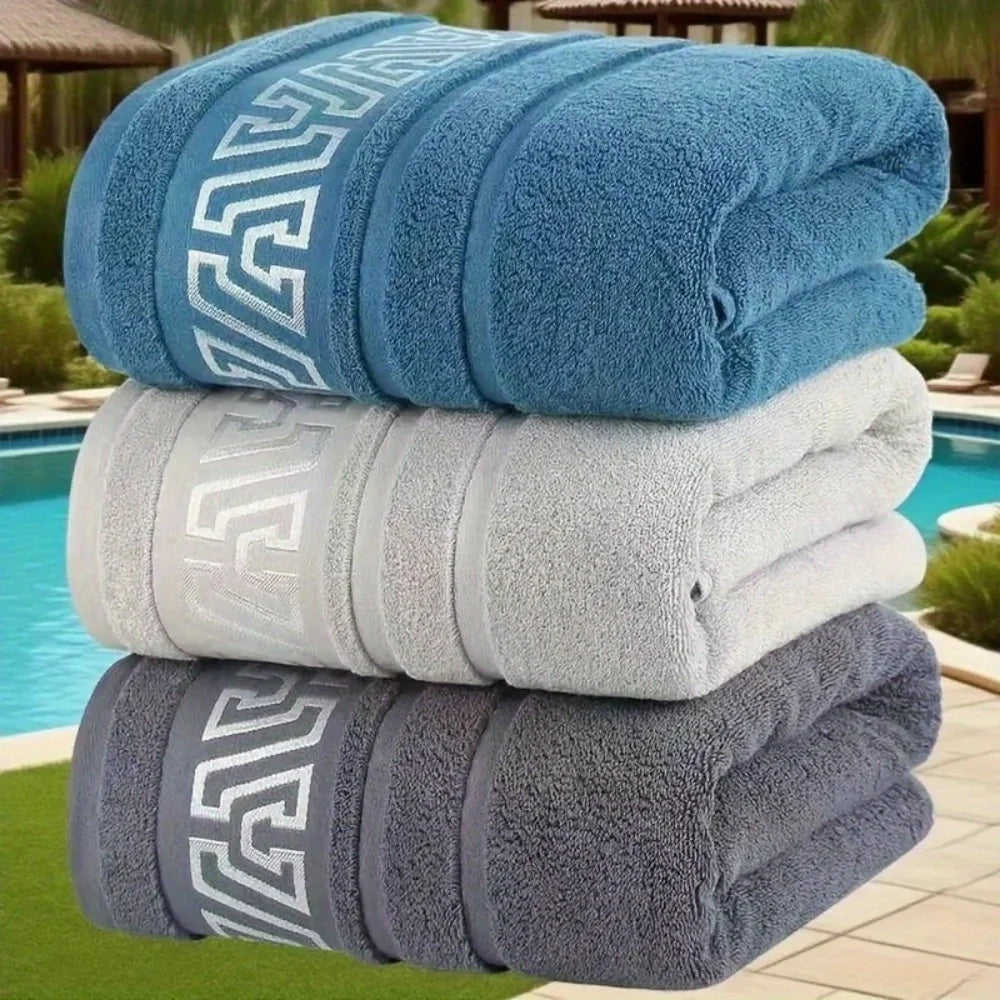 380g new pure cotton thick bath towel 70*140 soft absorbent no shedding colo