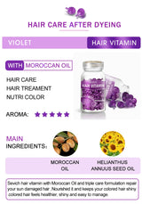 30Pcs Anti Hair Loss Hair Vitamin Capsule Oil Keratin Complex Oil Smooth Silky Hair Serum Hair Mask Repair Frizz Damaged Sevich