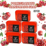Pomegranate Soap Gently Cleanses the Face and Body, Moisturizes Water and Moisturizes, Suitable for All Skin Types, Gift