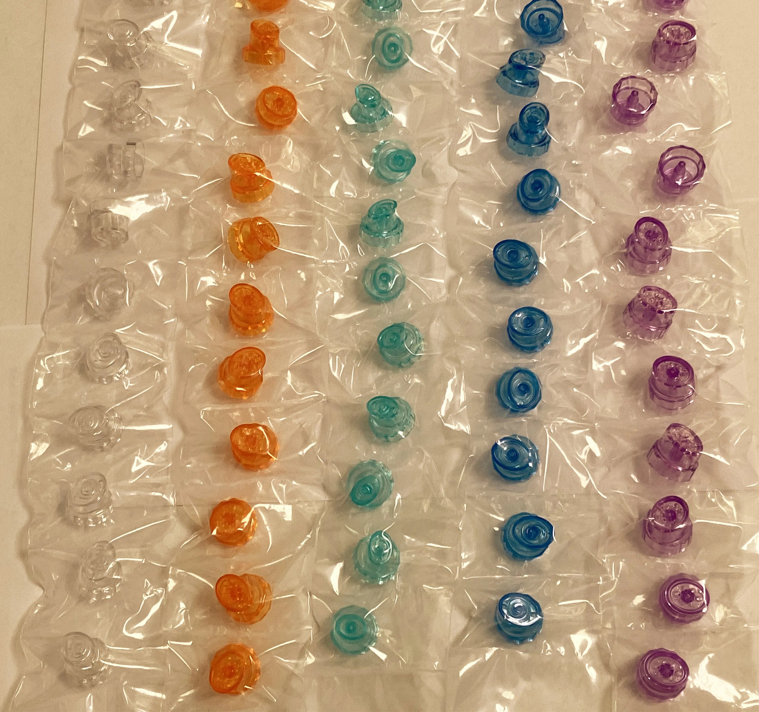 15-pack Hydra Tips Hydro Face Peel Tips Large Blue Clear Small Teal P/N 74111-15