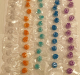 15-pack Hydra Tips Hydro Face Peel Tips Large Blue Clear Small Teal P/N 74111-15