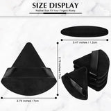 Black Triangle Velvet Powder Puff Soft Foundation Makeup Sponge Portable Household Cosmetic Beauty Accessory