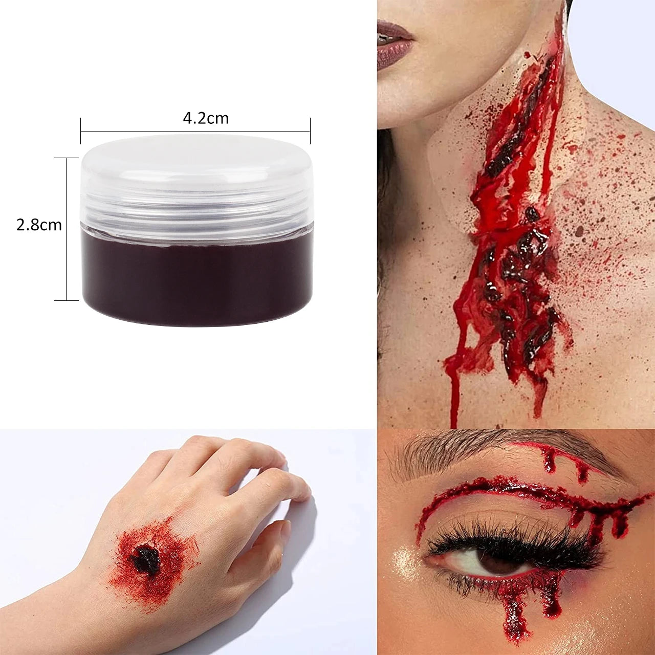 Scar Wax SFX Special Effects Makeup Wound Skin Makeup Halloween Fake Nose Stage Body Paint Fancy Fake Wax Body Face Painting