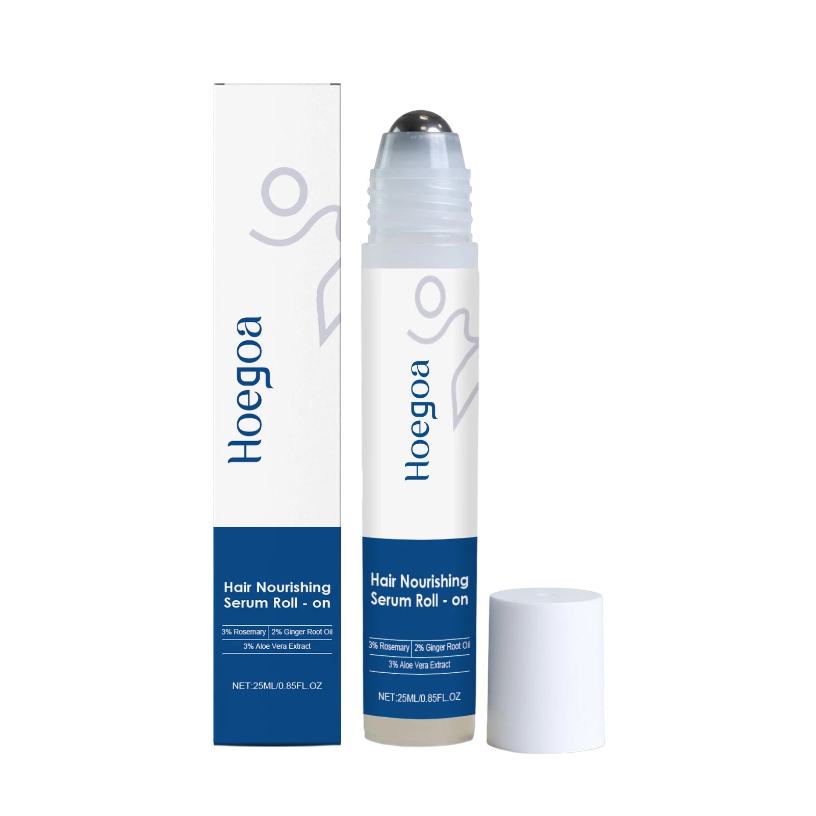 Hair Nourishing Serum Roll-On Improves Scalp Health Strengthens Hair Roots Thicker and Healthier Looking Hair Scalp Treatment Essence for Thinning Hair