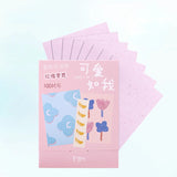 100pcs/set Portable Facial Oil Blotting Paper Matte Face Wipes Oil Control Face Cleaning Oil-absorbing Makeup Tools Accessories