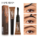 HANDAIYAN 5-color brush head peel-off eyebrow tint Waterproof, long-lasting, and smudge-proof peel-off eyebrow tint