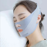 1pc V-Shape Face Sculpting Sleep Mask Breathable Elastic Lifting Tightening Mask Skin Care Slimming Strap Chin Up Mask Woman