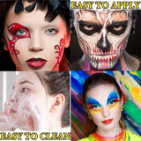 30G Water Solubility Monochromatic Body Paint Black And White Makeup Face Paint Halloween Party Waterproof Makeup Body Painting
