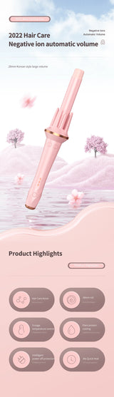 Automatic Hair Curler 28mm/32mm Large Wave Curling Iron Anion Fast Heating Professional Styling Curlers Curling Wand Hair Waver