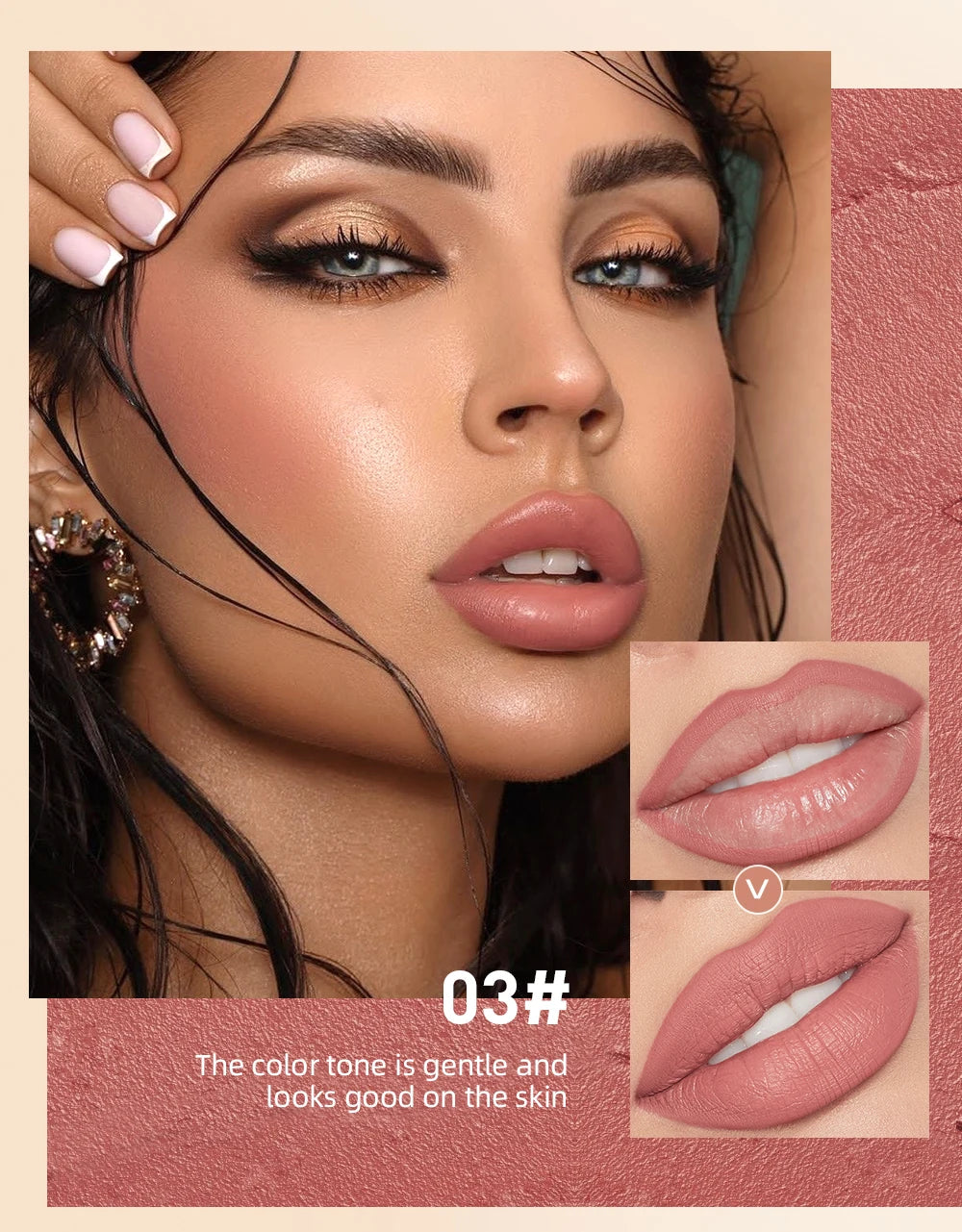 QIBEST 12 Colors Lip Makeup Nude Lipstick Pencil Waterproof Long Lasting Sexy Red Lip Stick Matte Lip Liner Pen Lipstick