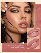 QIBEST 12 Colors Lip Makeup Nude Lipstick Pencil Waterproof Long Lasting Sexy Red Lip Stick Matte Lip Liner Pen Lipstick
