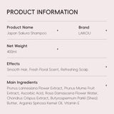 LAIKOU Japan Sakura Shampoo Repair Anti Split Ends Smooth Frizz Dry Hair