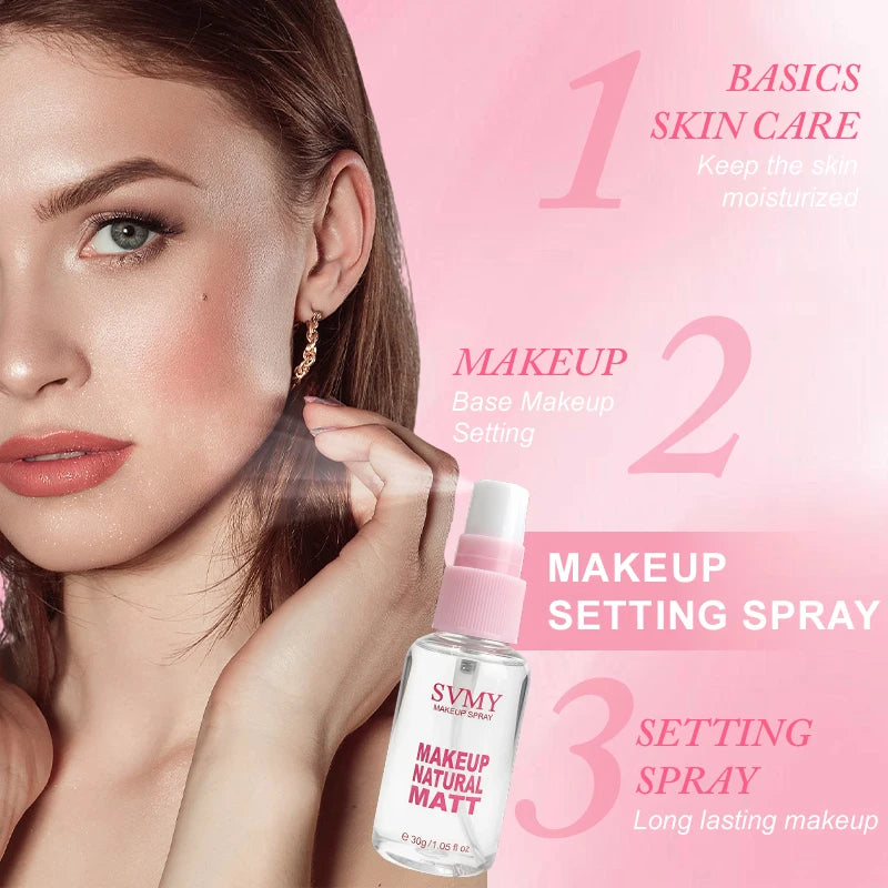 1/2pcs Star Flash Quicksand Makeup Setting Spray,Long-Lasting Makeup Fixer,Matte& Dewy Finish,Oil Control & Hydrating Waterproof