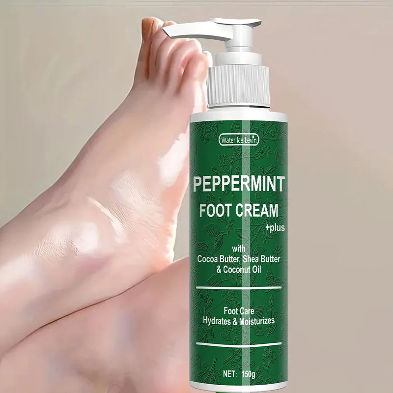 Mint Foot Cream - Moisturizes Skin - Alcohol-Free, Dry Feet Care Cream for Men and Women - Suitable for Dry Feet | Mint Foot Cream