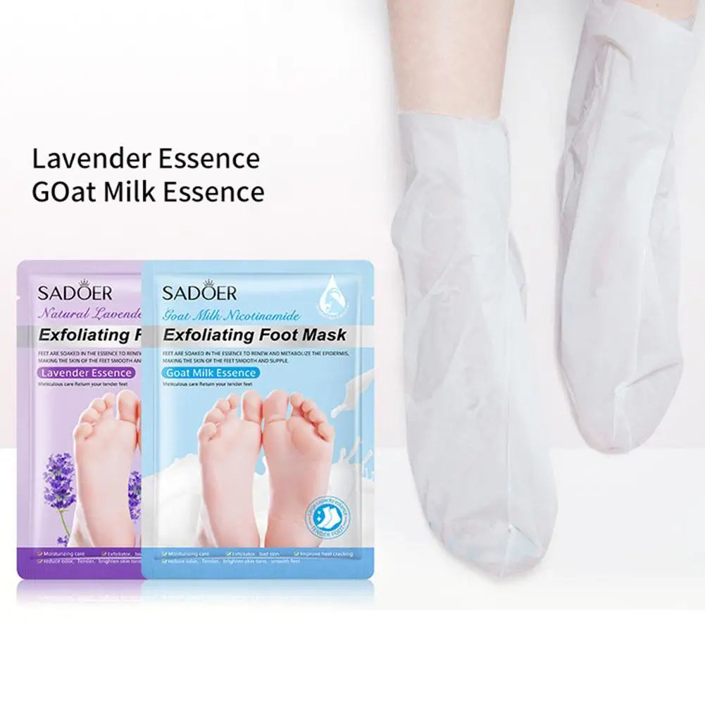 1 Pair Exfoliating Feet Mask Exfoliating Foot Peel Mask Socks Pedicure Peeling Dead Skin Remover Feet Mask Peel Moisturizing