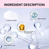 Barrier Support CC Cream SPF 50 Broad Spectrum Skin Brightening Makeup Primer Redness Control Base Long-lasting Face Makeup