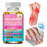 Complex Collagen Capsules, Brighten Skin Tone, Helps Joint, Cartilage & Cardiovascular, Hair, Nails, Digestive Health Supplement