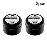 MSRUIOO 10ml Clear Solid Nail Tips Gel Long Lasting Bubble-free UV/LED Building Gel for Nails Home Salon Manicure DIY Design