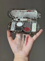 Flower Knows Swan Ballet 6 Color Eyeshadow Palette Matte Shimmer Pearl Glitter Waterproof Highly Pigmented Long Lasting Makeup