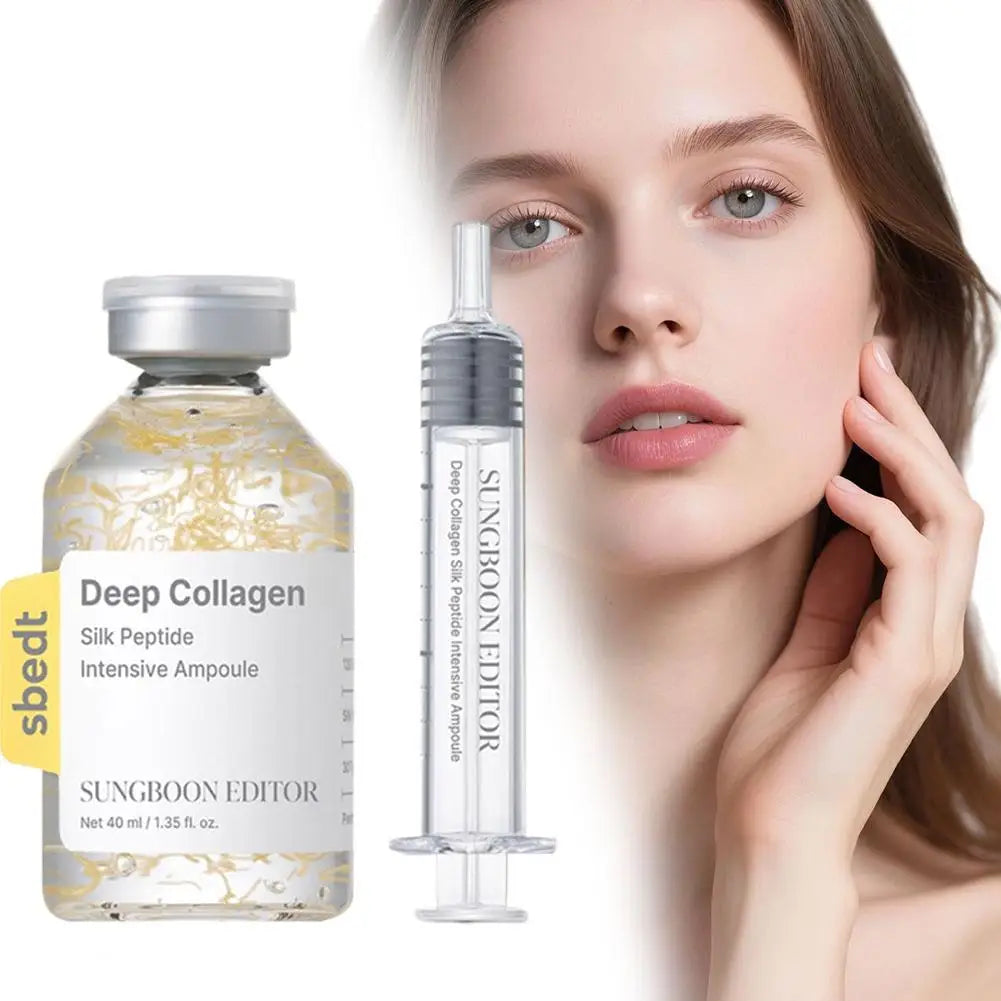 Collagen Silk Peptide Pink PDRN Glow Intensive Ampoule Intensely Hydrating, Lifting And Firming Increase Skin Elasticity