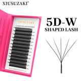 XIUSUZAKI W Shaped Lashes Bloom 2D 3D 4D 5D 6D 7D 8D Automatic Flowering Premade Fans Eyelashes Extensions YY Individual Lashes