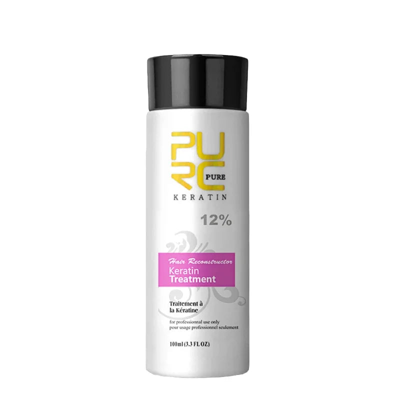 PURC Keratin Treatment Shampoo Conditioner Hair Straightening Products Smoothing Repairing Hair Mask Curly Hair Straighten Care