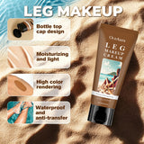 Instant Body Bronzer Foundation Makeup Cream Sun-Kissed Glow Bronzing Tint with Hyaluronic Acid Blurring Body Luminizer 100ml